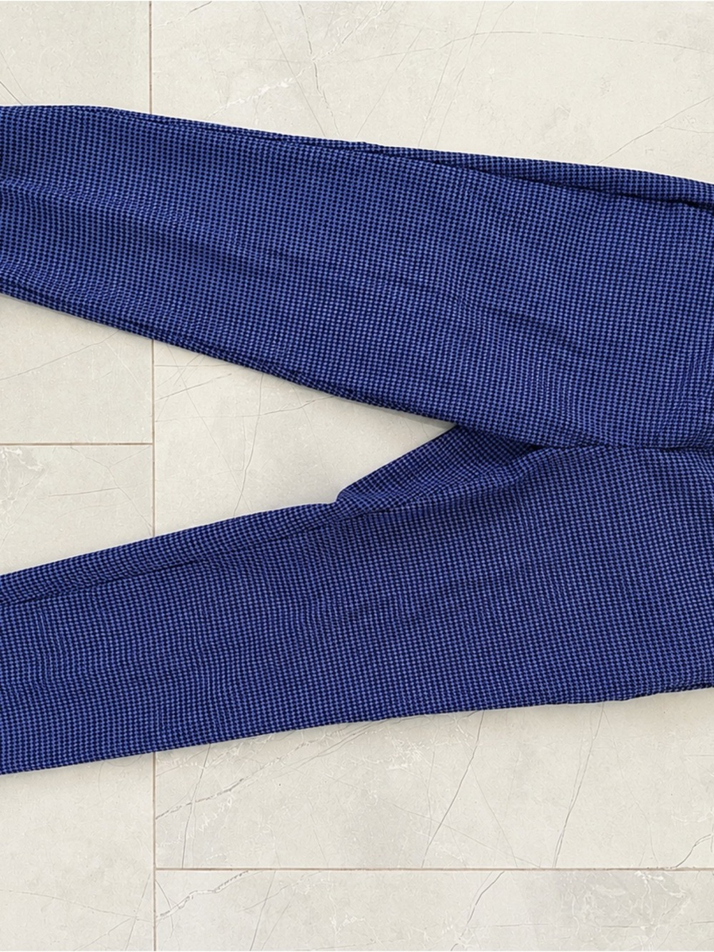 Ann Taylor EVA Purple Micro-Check Ankle Pants – Size 6 - Picture 2 of 5